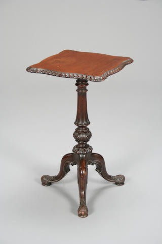 A William IV tripod table by Gillows of Lancaster