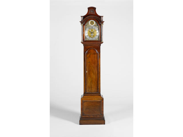A late 18th century mahogany longcase clock Iain Canton, London