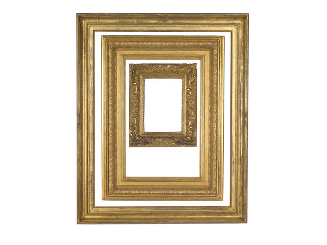 An English 19th Century gilded composition Morland frame