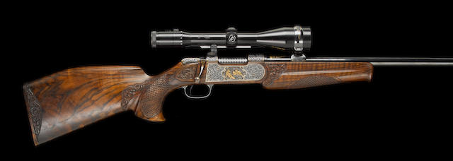A fine .222 (Rem) sporting rifle by Krico, no. 611922