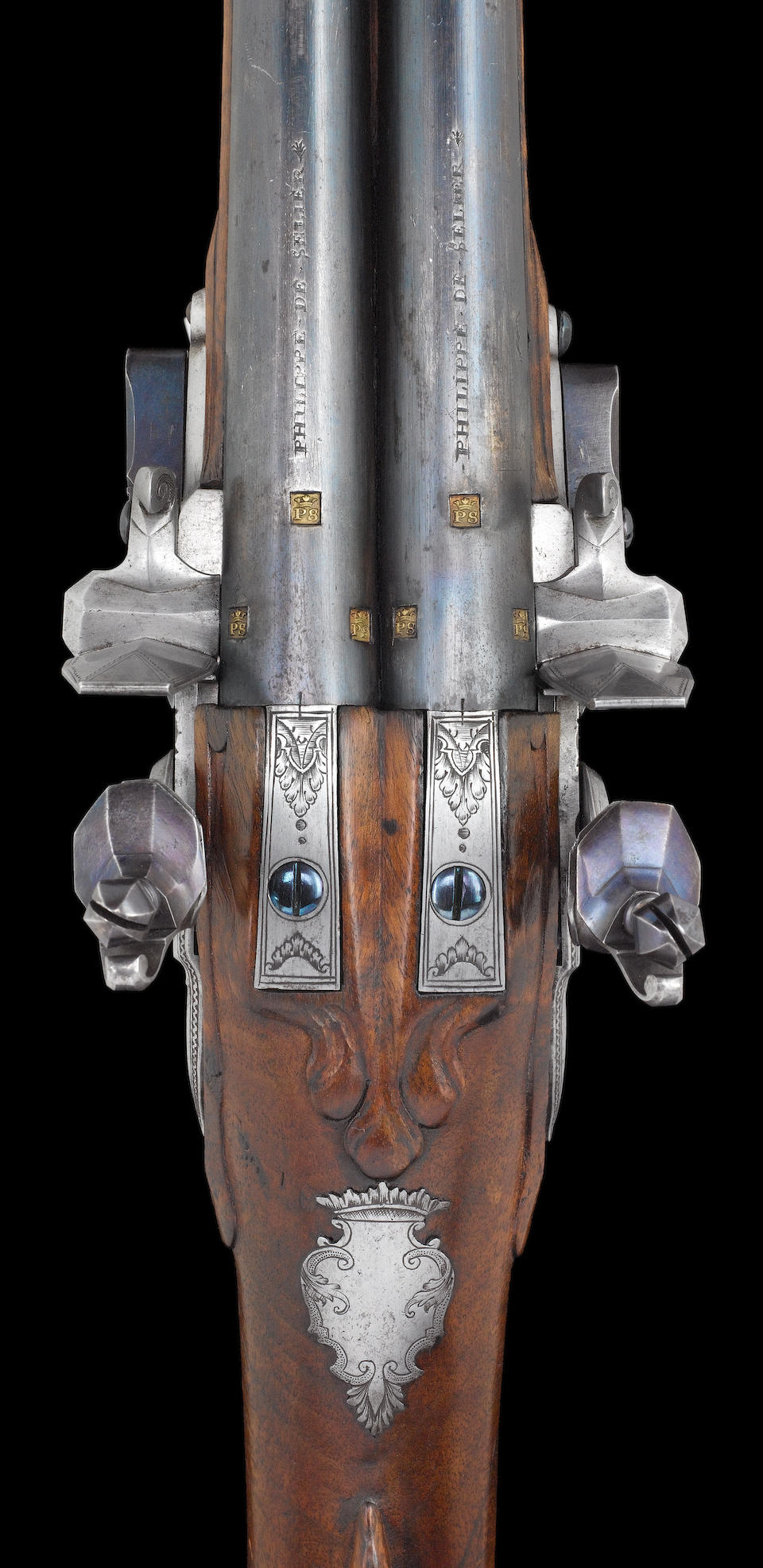 A Rare 25-Bore Li&#232;ge D.B. Flintlock Sporting Gun