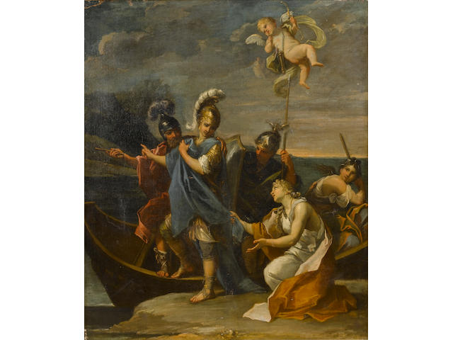 Giuseppe Passeri (Rome 1654-1714) The Departure of Rinaldo
