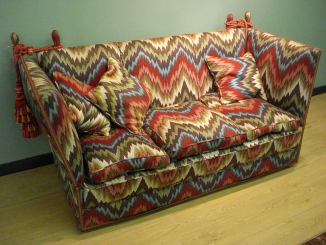 A large Knole settee