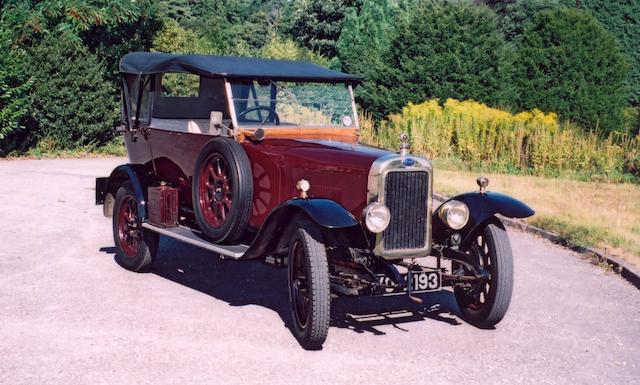 1926 Clyno 10.8hp Tourer  Chassis no. 13797 Engine no. 13797