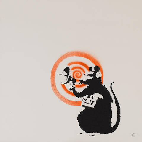 Banksy (British, born 1975) Radar Rat, 2004