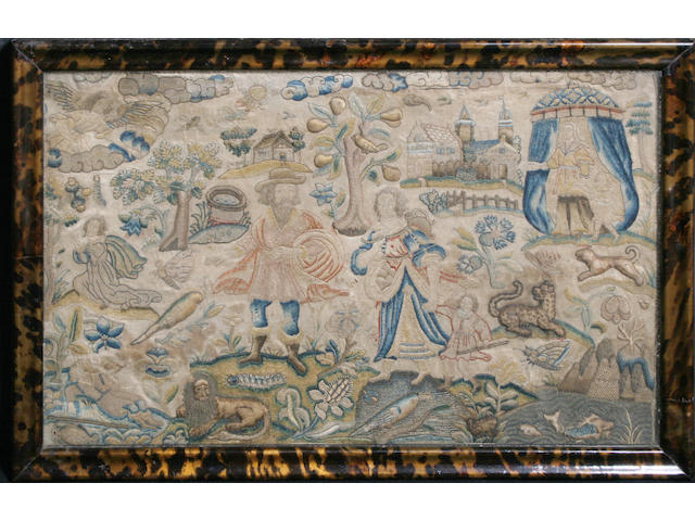 A 17th century needlework picture