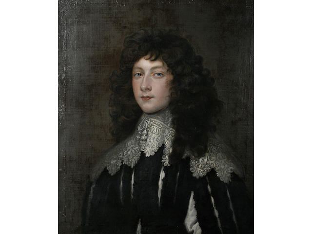 Follower of Cornelius Johnson Portrait of a young gentleman