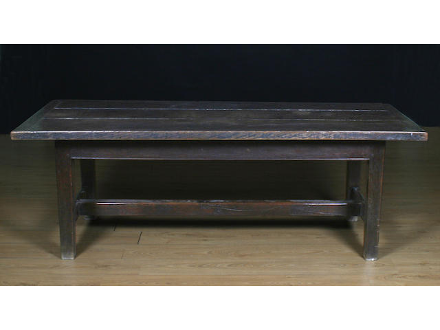An early 18th Century oak refectory table
