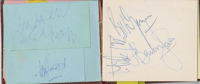 Rolling Stones autographs, 1960s,