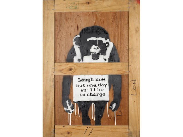 Banksy (British, born 1975) 'Laugh Now'