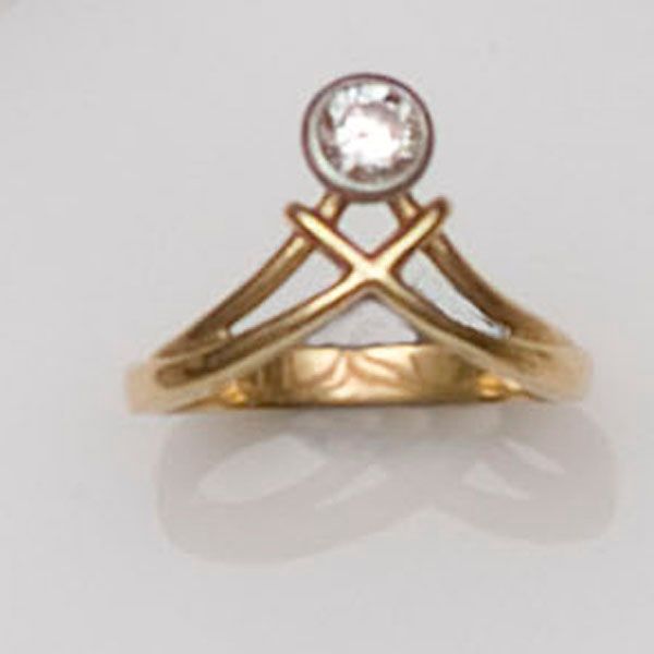 A single stone diamond ring