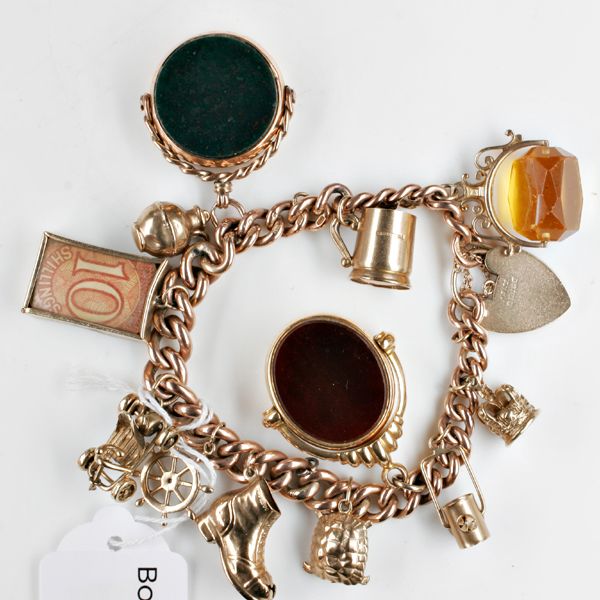 A charm bracelet