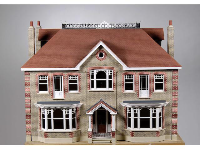 A scratch built 1/12 scale model of a large London town house