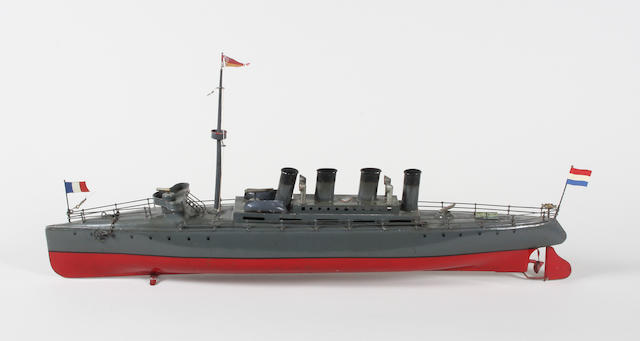 Bing c/w four funnel Torpedo boat