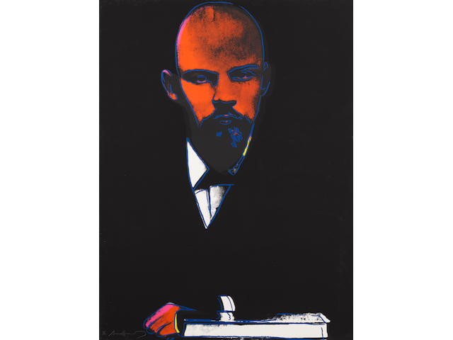 Andy Warhol (American, 1928-1987) 'Lenin', 1987 (Feldman & Schellmann II.402) signed and numbered '99/120' in pencil, screenprint printed by Rupert Jansen, New York, published by Galerie Bernd Kl&#252;ser, Munich sheet