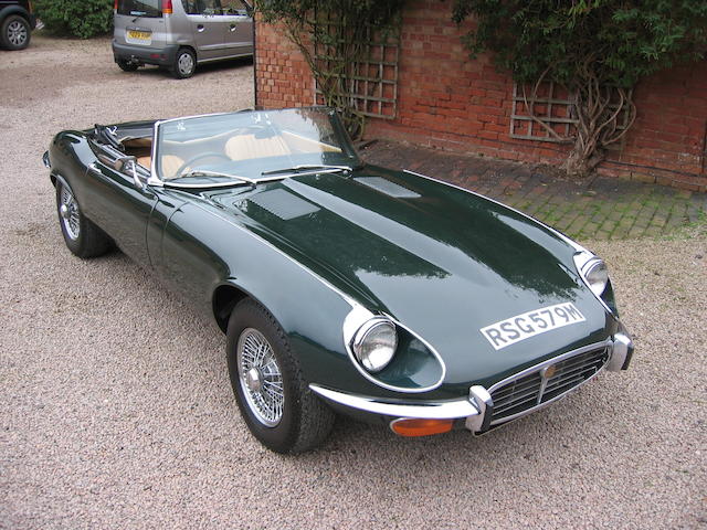 1973 Jaguar E-Type Series 3 V12 Roadster  Chassis no. 1S51958 (see text) Engine no. 7S12886SB