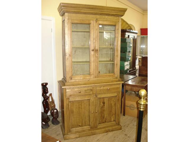 A modern oak dresser,