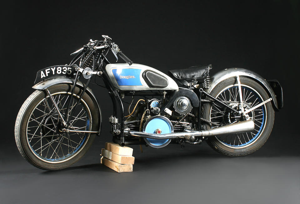 c.1929 Douglas 600cc Dirt-Track Racing Motorcycle Frame no. TF111 Engine no. OE115
