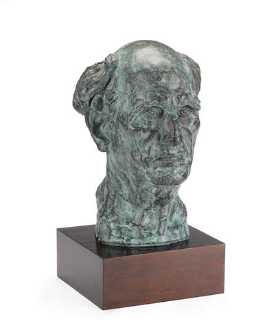Barbara Tribe (Australian, 1913-2000) Bust of Lloyd Rees, 1966 (Illustrated in 'Barbara Tribe, Sculptor' by Patricia R.McDonald, page 94)