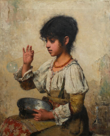 Bonhams Alexei Alexeevich Harlamoff Russian 1840 1925 Young
