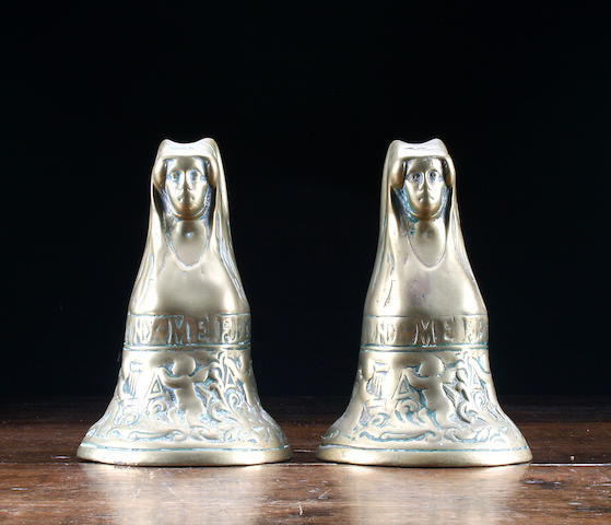 A pair of cast bronze 'Hemony' bells