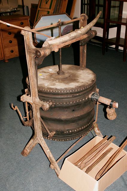 A Blacksmiths fire bellows