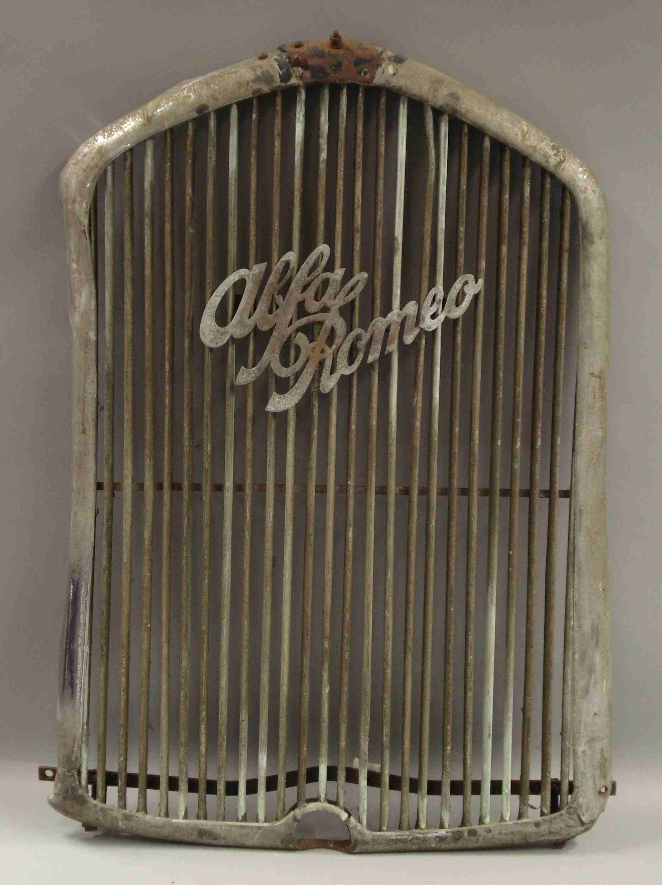 Bonhams Cars : An Alfa Romeo 6C 1750 radiator surround and grille with ...