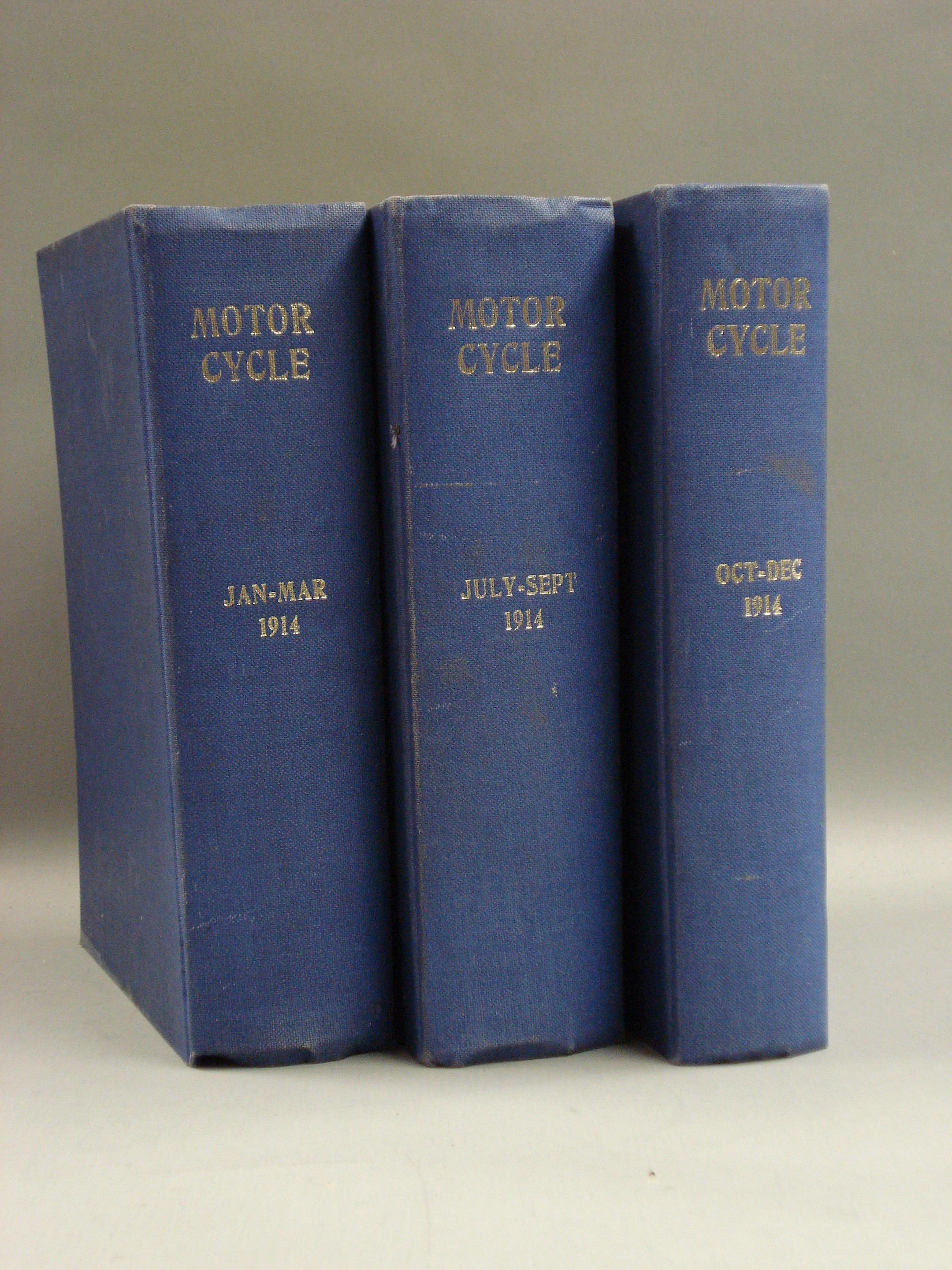 The Motor Cycle - Volumes 12 and 13 1914,