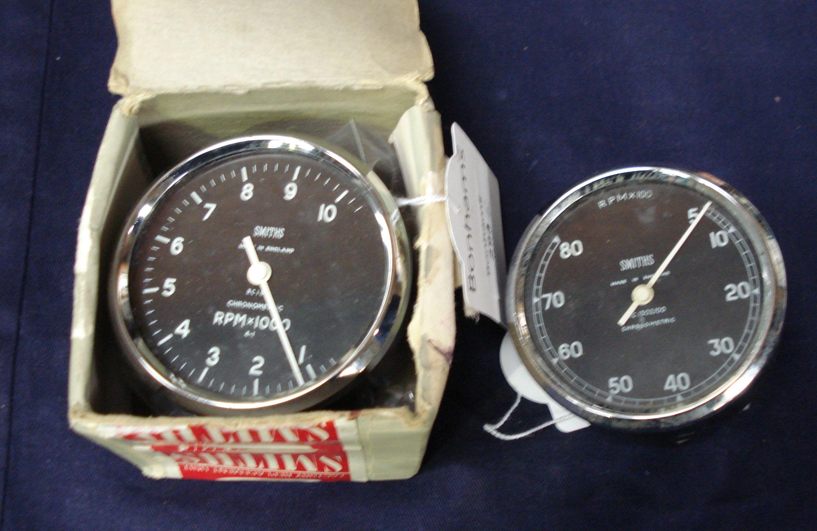 Two Smiths Chronometric Rev-counters,