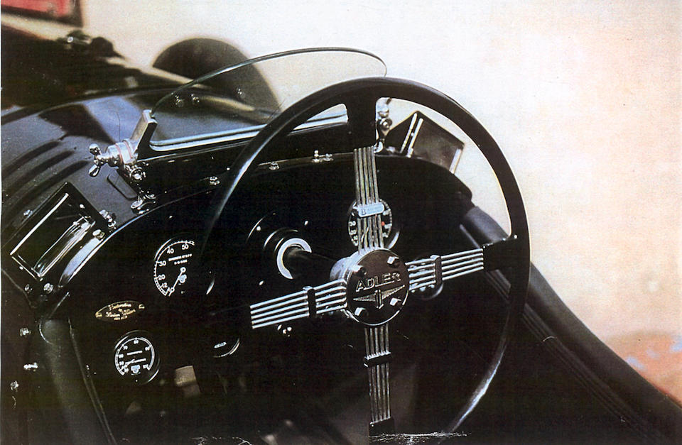 The ex-Charlie Manders,1936 Adler Monoposto  Chassis no. 211402 Engine no. 211402