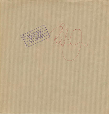 Led Zeppelin signatures,