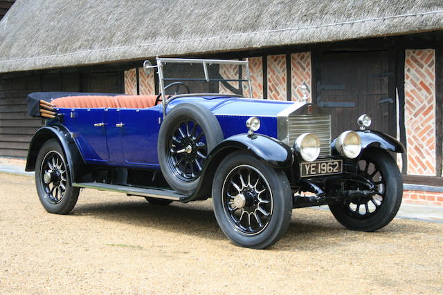 First registered to Sir Malcolm Campbell,1926 Rolls-Royce 20hp Tourer  Chassis no. GYK74 Engine no. G1893