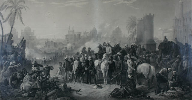 Charles G Lewis after Thomas Jones Barker 'The Relief of Lucknow'
