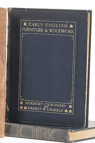 Cescinsky, H & Gribble, E, Early English Furniture & Woodwork
