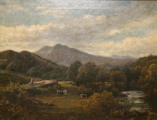 George Wells (British) "The Road to Capel Curig"