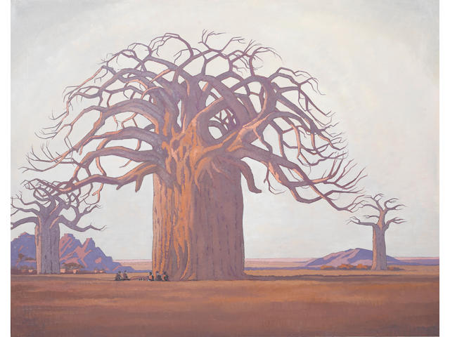 Jacob Hendrik Pierneef (South African, 1886-1957) The baobab tree