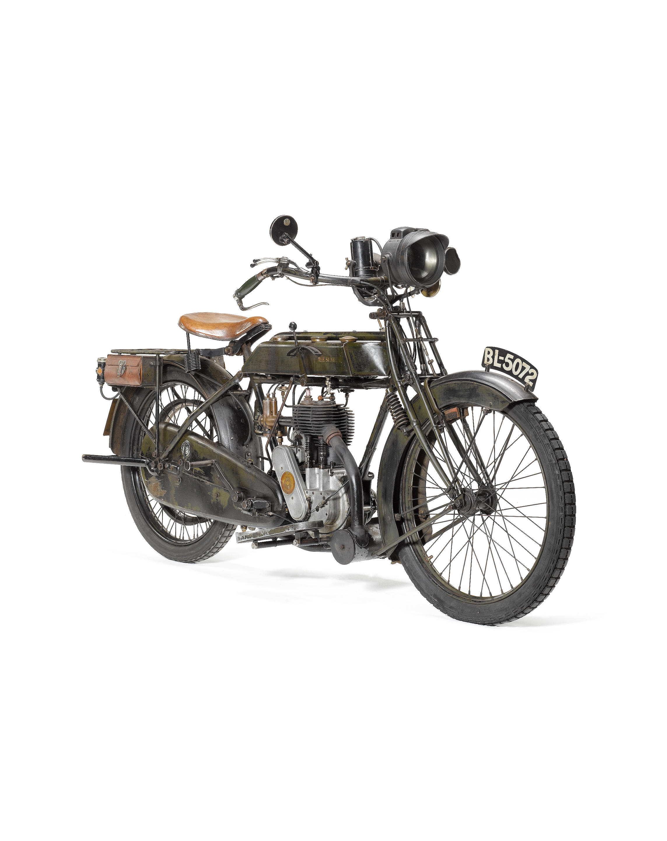 1916 Sunbeam 3½hp Military Motorcycle Registration no. BL 5072 Frame no...