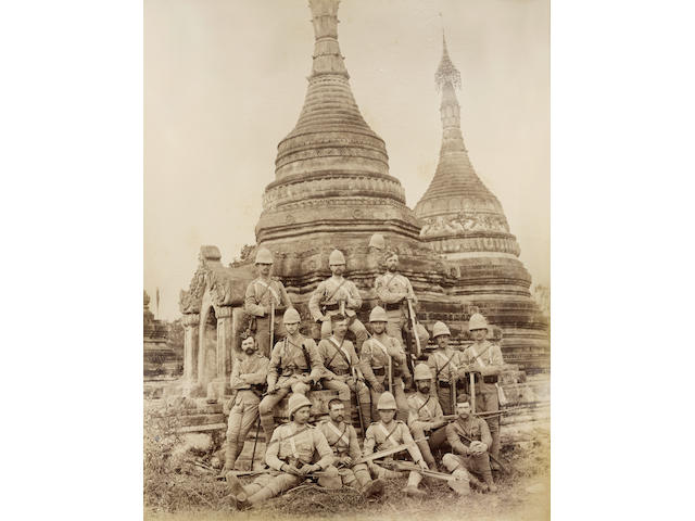 BURMA and KASHMIR  Album including rare images by Felice Beato, 1890-1891