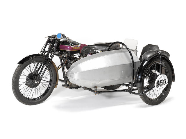 The ex-Roland Martin, Brooklands,1927 Zenith-JAP 8/45hp &#8216;Championship&#8217; Motorcycle Combination  Frame no. 9737 Engine no. KTOTR/I/77181