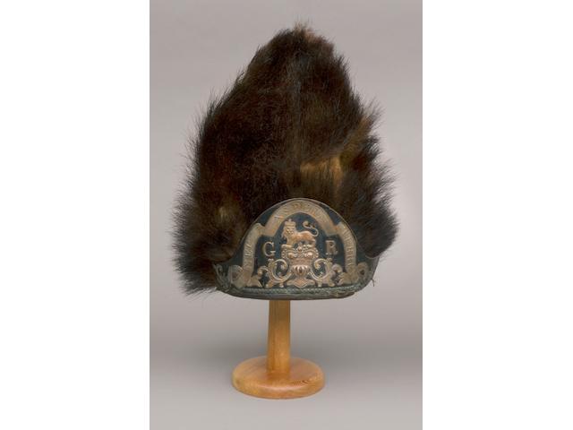 An Extremely Rare 1768 Pattern Grenadier's Fur Cap