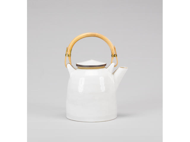 Lucie Rie a Teapot, circa 1958 Height incl. handle 23cm (9in.)