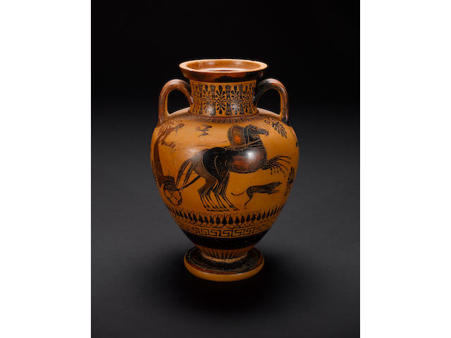 An Attic black-figure neck amphora