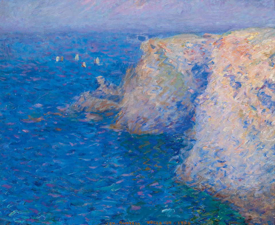 Gaston Prunier (French, 1863-1927) Brouillard sur la Tamise 50 x 65 cm (20 x 26 in)