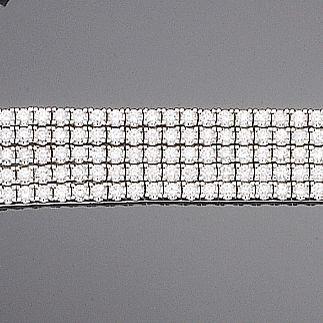 A diamond five-row bracelet