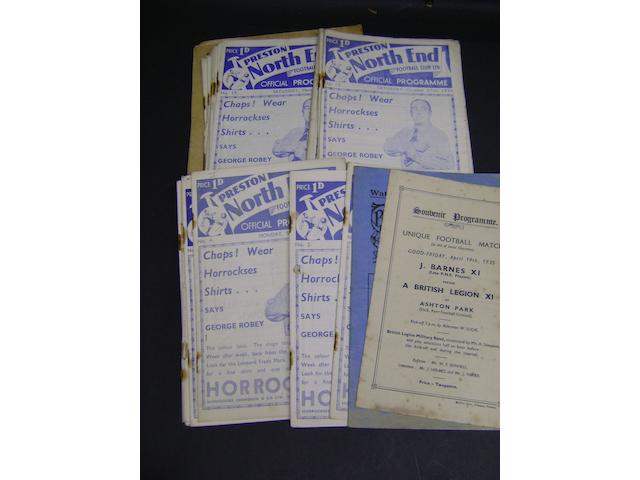 1934/35 Preston programmes