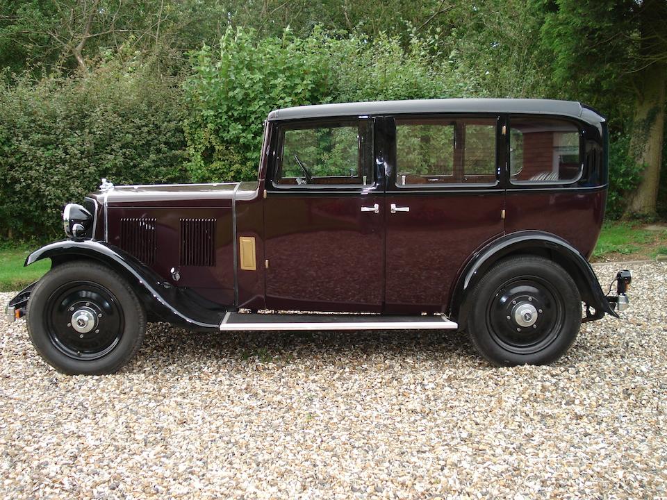 1934 Armstrong-Siddeley 12hp Saloon  Chassis no. 90133 Engine no. 19458