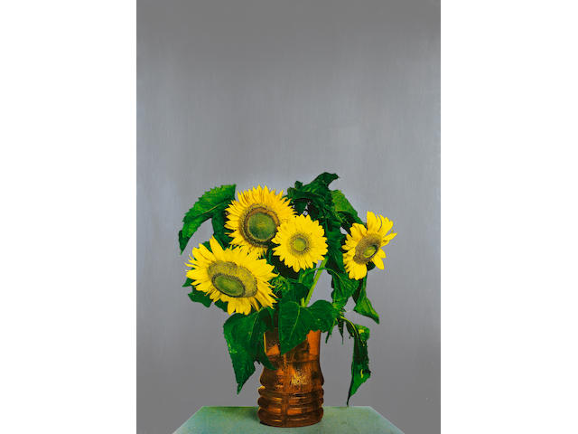 Michelangelo Pistoletto (Italian, born 1933) 'Sunflowers'