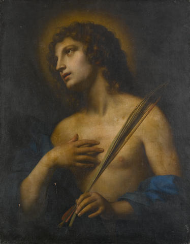 Onorio Marinari (Florence 1627-1715) Saint Sebastian unframed