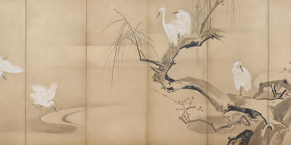 Watanabe Shiko (1683-1755) Kano Style, Edo Period, 18th century