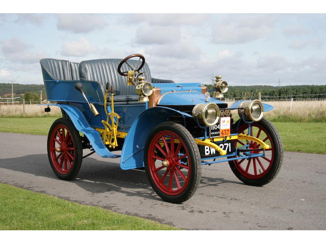 1904 Wolseley 8hp Twin-Cylinder Four/Five-Seater Rear-Entrance Tonneau  Chassis no. 930 Engine no. E 930